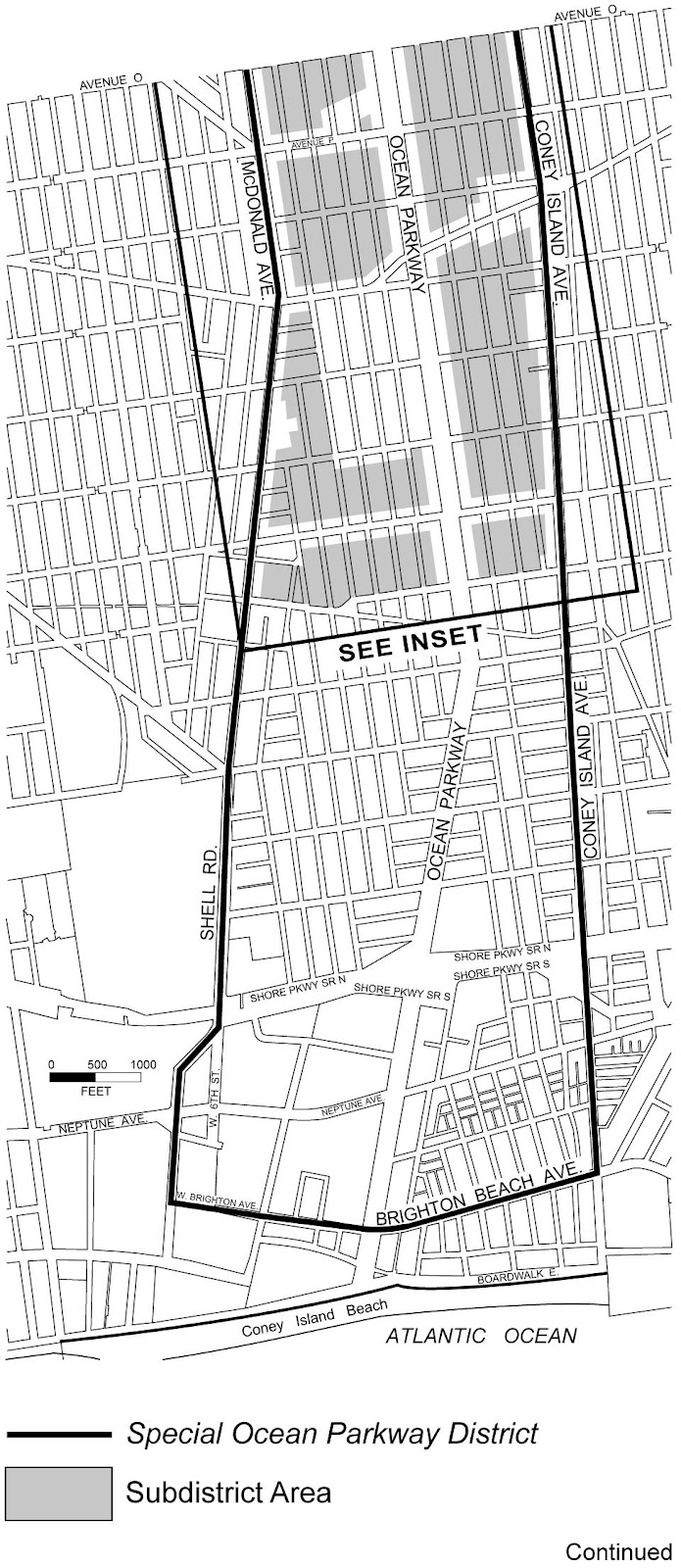 Zoning Resolutions Chapter 3: Special Ocean Parkway District Appendix A.1